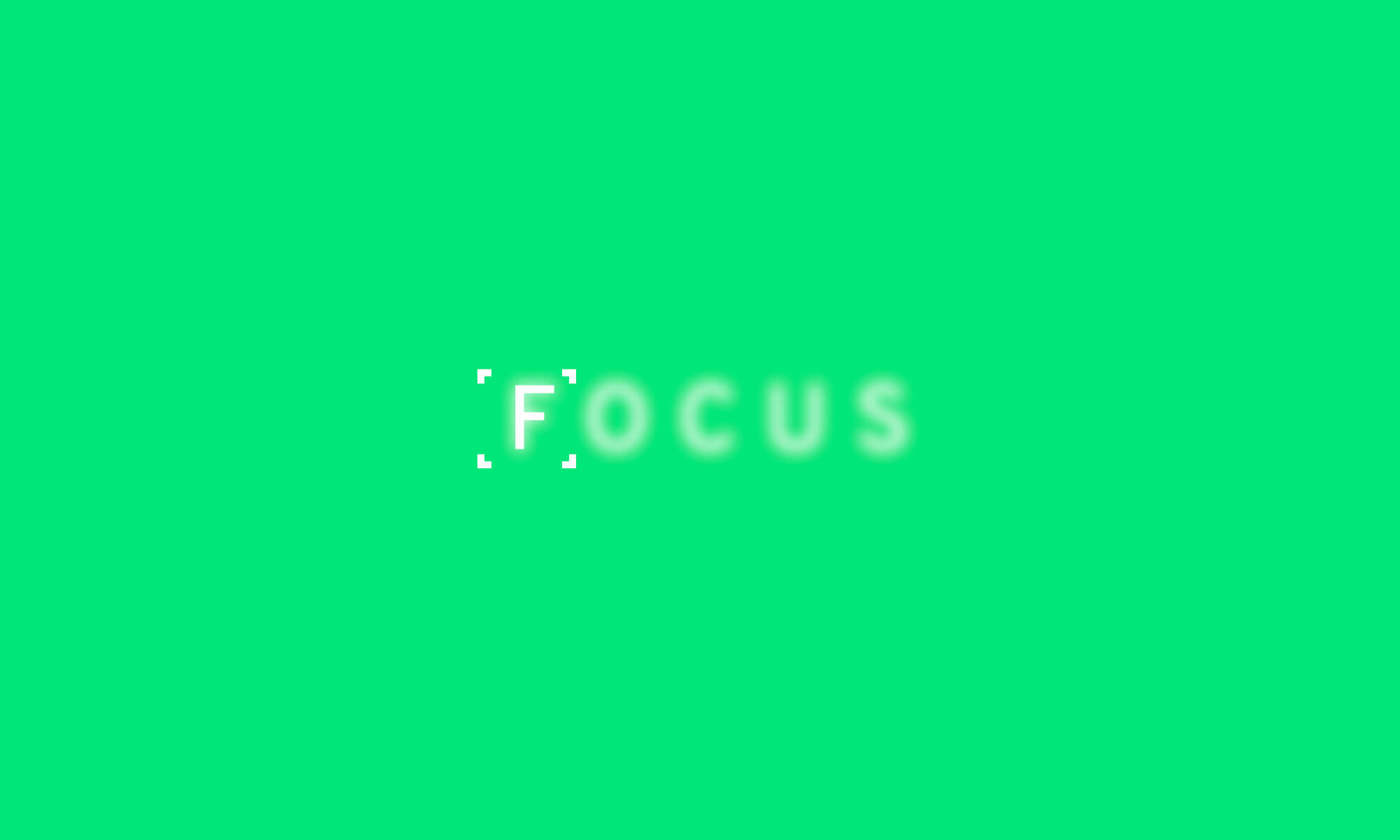 Focus Text Hover Effect