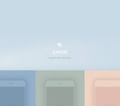 Pastel. - Smartphone mockups